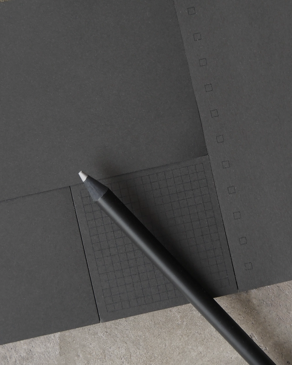 Black Adhesive Memo Pad / Craft Design Technology