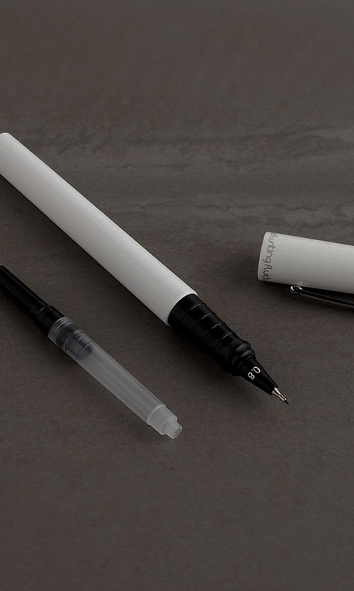 Felt pen フェルトペン / fluid writing